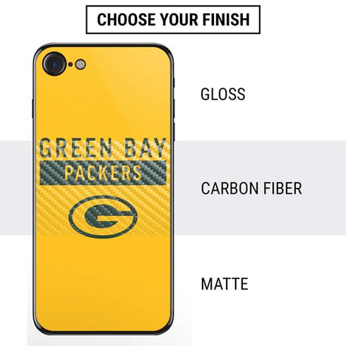 NFL Green Bay Packers Yellow Performance Series iPhone SE (2nd & 3rd Gen) Skin