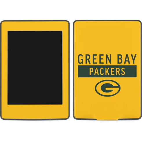 NFL Green Bay Packers Yellow Performance Series Amazon Kindle Skin