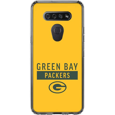 NFL Green Bay Packers Yellow Performance Series LG K51/Q51 Clear Case