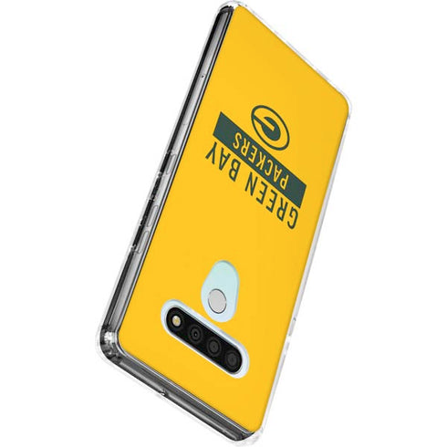 NFL Green Bay Packers Yellow Performance Series LG Stylo 6 Clear Case