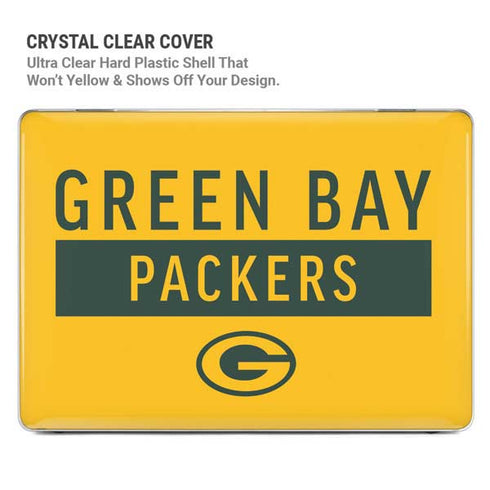 NFL Green Bay Packers Yellow Performance Series MacBook Air 15in (2023-2025) Case plus Skin