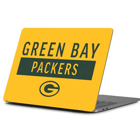NFL Green Bay Packers Yellow Performance Series Apple MacBook Pro 13-inch Skin