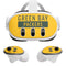 NFL Green Bay Packers Yellow Performance Series Meta Quest 3 Skin