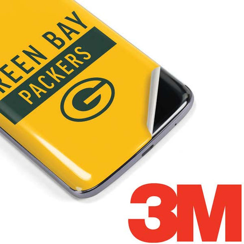 NFL Green Bay Packers Yellow Performance Series Moto E5 Plus Skin