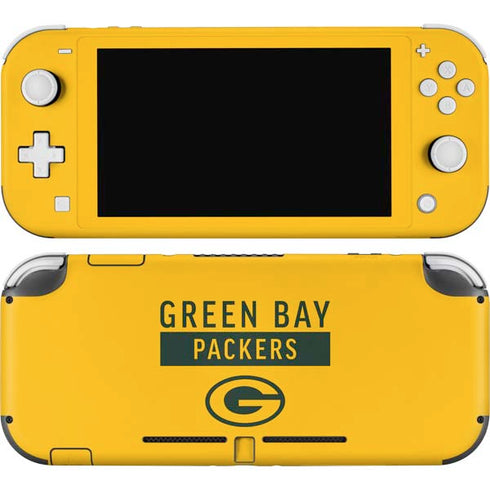 NFL Green Bay Packers Yellow Performance Series Nintendo Switch Lite Skin