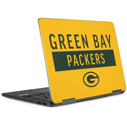 NFL Green Bay Packers Yellow Performance Series Notebook 9 Pro 13in (2017) Skin