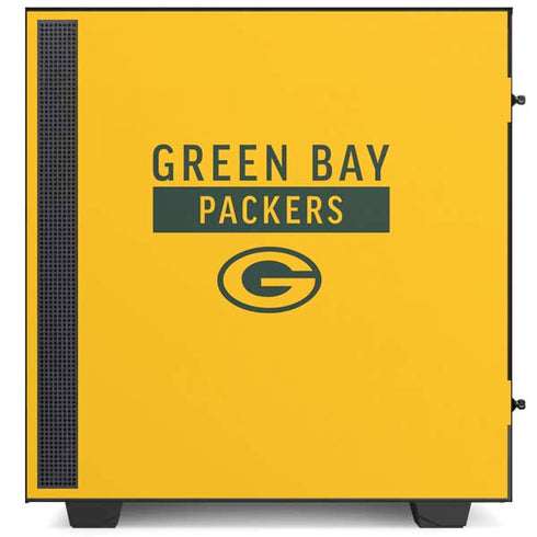 NFL Green Bay Packers Yellow Performance Series NZXT H510 Compact ATX Mid-Tower Case Skin