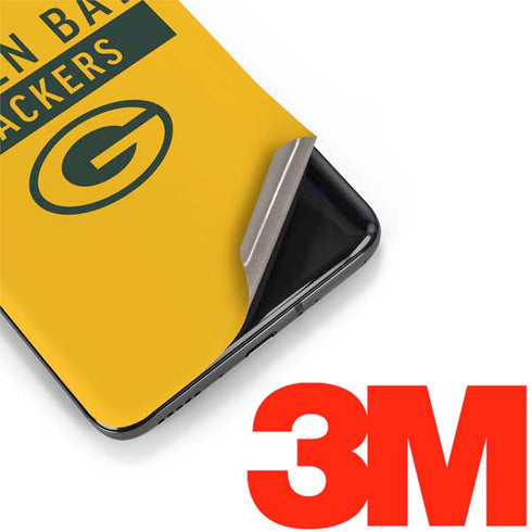 NFL Green Bay Packers Yellow Performance Series OnePlus 7 Pro Skin