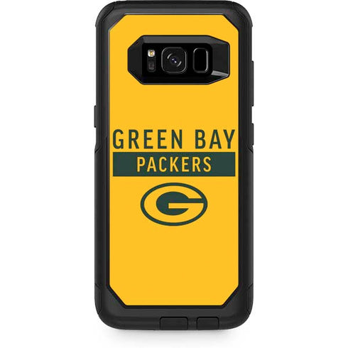 NFL Green Bay Packers Yellow Performance Series Otterbox Commuter Galaxy Skin