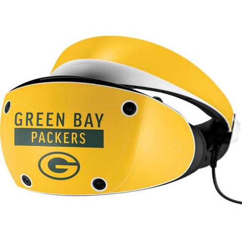 NFL Green Bay Packers Yellow Performance Series PlayStation VR2 Skin