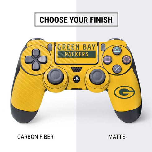 NFL Green Bay Packers Yellow Performance Series PS4 Controller Skin