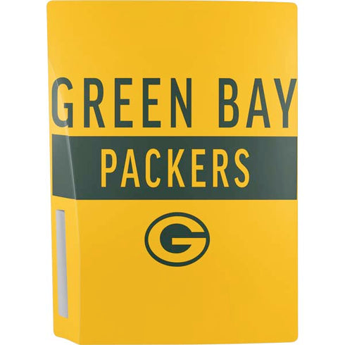 NFL Green Bay Packers Yellow Performance Series PS5 Bundle Skin