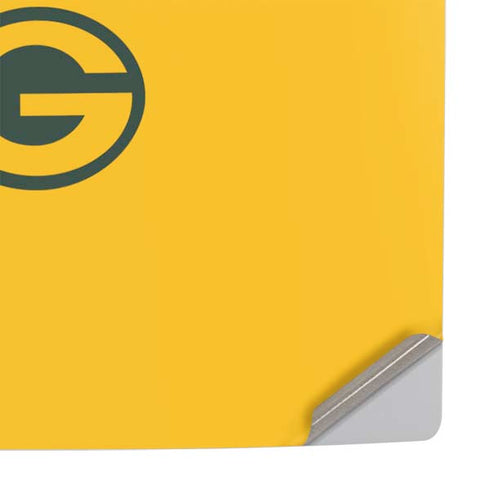 NFL Green Bay Packers Yellow Performance Series PS5 Console Skin