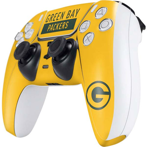 NFL Green Bay Packers Yellow Performance Series PS5 Controller Skin