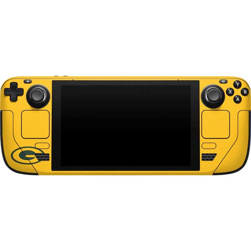 NFL Green Bay Packers Yellow Performance Series Steam Deck Handheld Gaming Computer Skin