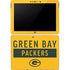 NFL Green Bay Packers Yellow Performance Series Surface Go Skin
