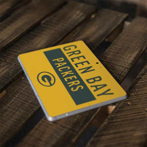 NFL Green Bay Packers Yellow Performance Series Surface Go Skin