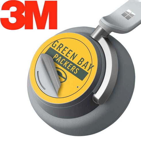 NFL Green Bay Packers Yellow Performance Series Surface Headphones Skin