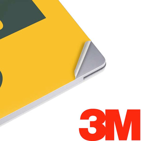 NFL Green Bay Packers Yellow Performance Series Surface Laptop 3 13.5in Skin