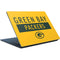 NFL Green Bay Packers Yellow Performance Series Surface Laptop Skin