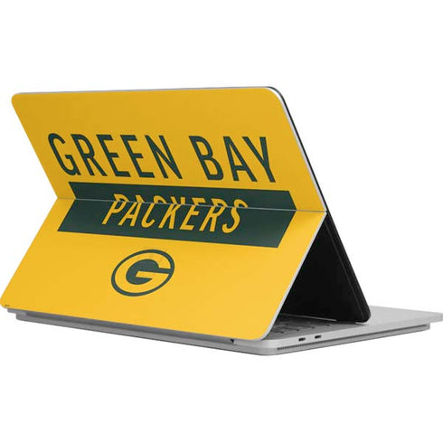 NFL Green Bay Packers Yellow Performance Series Surface Laptop Studio Skin