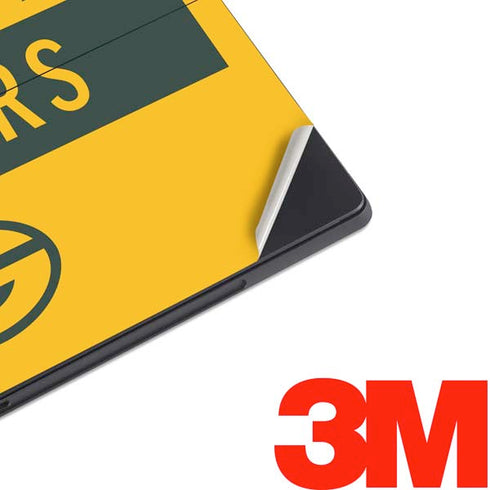 NFL Green Bay Packers Yellow Performance Series Surface Pro 7 Skin
