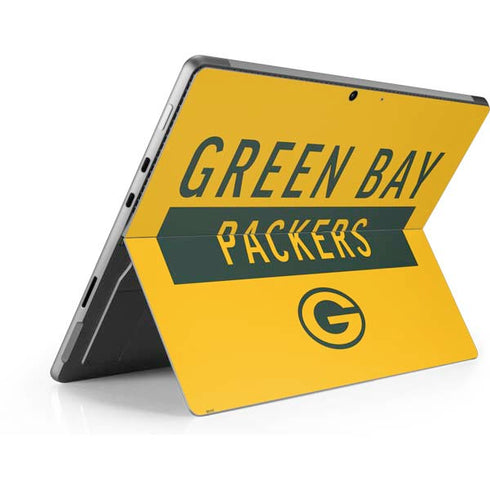 NFL Green Bay Packers Yellow Performance Series Surface Pro 9 Skin