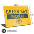 NFL Green Bay Packers Yellow Performance Series Universal Laptop 13in (10.6 x 7.6in) Skin