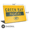 NFL Green Bay Packers Yellow Performance Series Universal Laptop 18in (14.6 x 10.6in) Skin