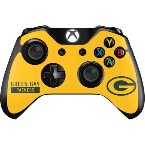 NFL Green Bay Packers Yellow Performance Series Xbox One Controller Skin