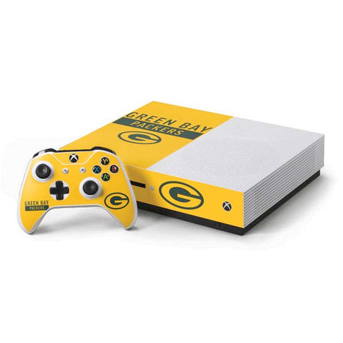 NFL Green Bay Packers Yellow Performance Series Xbox One Skins