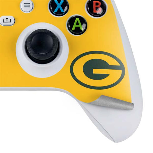 NFL Green Bay Packers Yellow Performance Series Xbox Series S Controller Skin