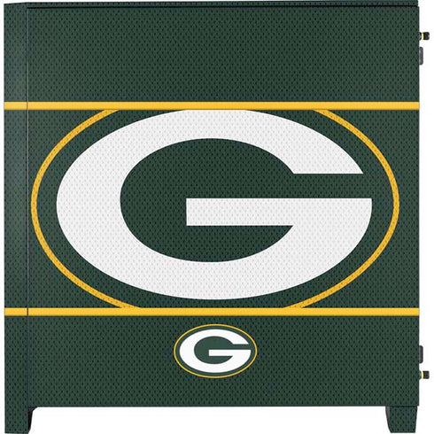 NFL Green Bay Packers Zone Block Corsair 4000D Tempered Glass Mid-Tower ATX Case Skin