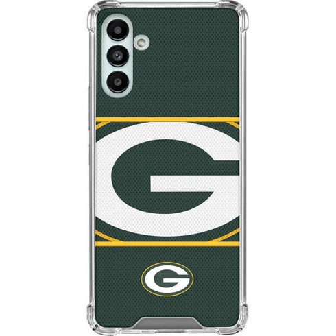 NFL Green Bay Packers Zone Block Galaxy A13 5G Clear Case