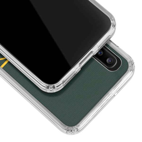 NFL Green Bay Packers Zone Block Galaxy A20 Clear Case