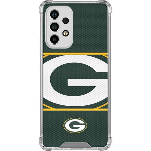 NFL Green Bay Packers Zone Block Galaxy A33 5G Clear Case