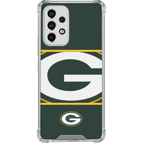NFL Green Bay Packers Zone Block Galaxy A53 5G Clear Case
