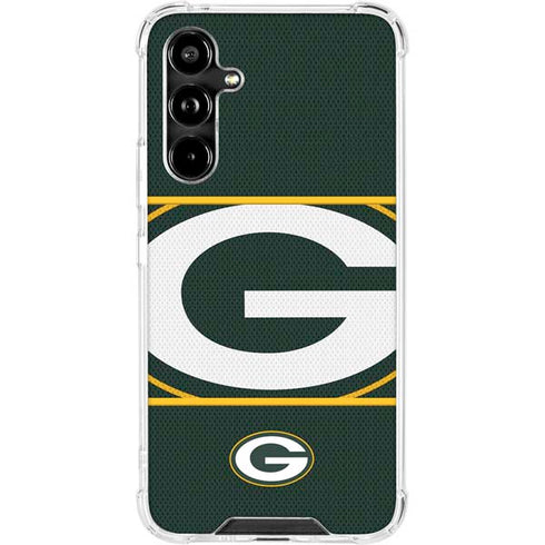 NFL Green Bay Packers Zone Block Galaxy A54 5G Clear Case