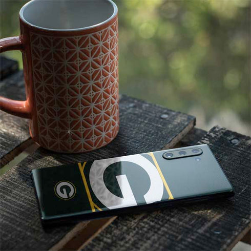 NFL Green Bay Packers Zone Block Galaxy Note 10 Skin