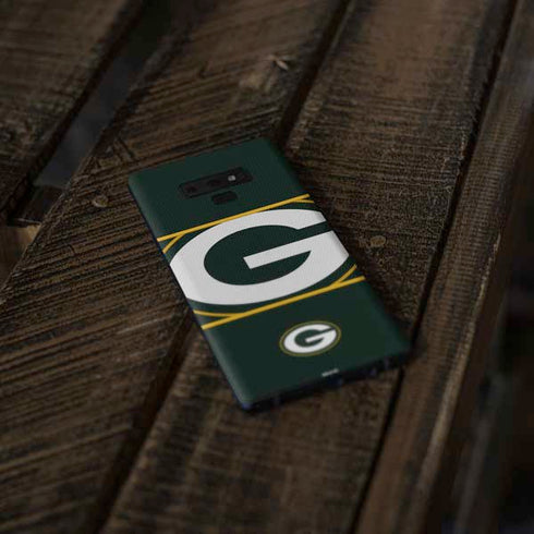 NFL Green Bay Packers Zone Block Galaxy Note 9 Skin