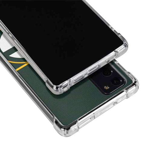 NFL Green Bay Packers Zone Block Galaxy Note20 5G Clear Case