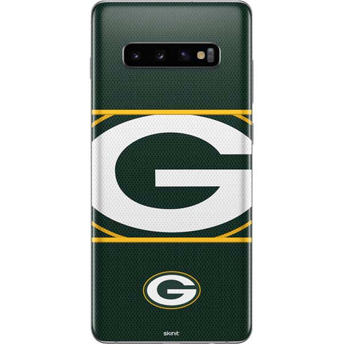 NFL Green Bay Packers Zone Block Galaxy S10 Plus Skin