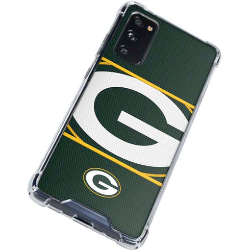 NFL Green Bay Packers Zone Block Galaxy S20 FE Clear Case