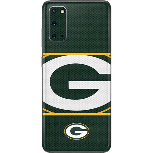 NFL Green Bay Packers Zone Block Galaxy S20 Skin
