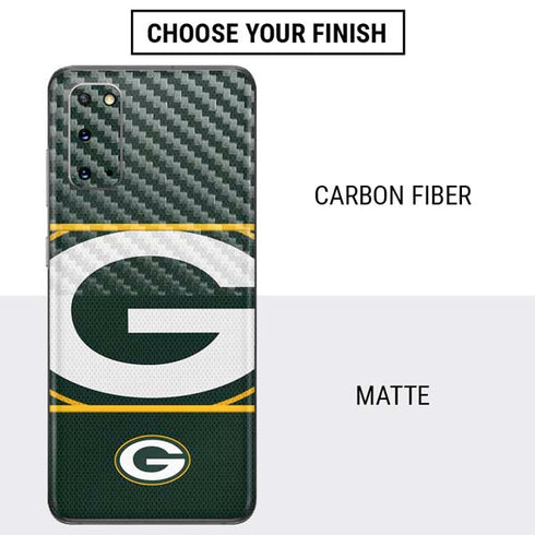 NFL Green Bay Packers Zone Block Galaxy S20 Skin