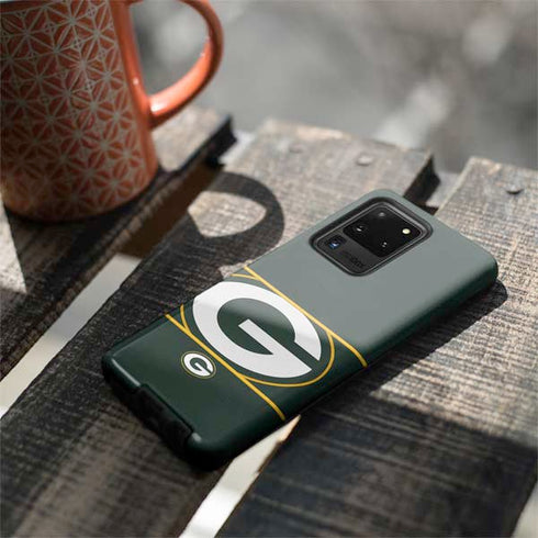 NFL Green Bay Packers Zone Block Galaxy S20 Ultra 5G Pro Case