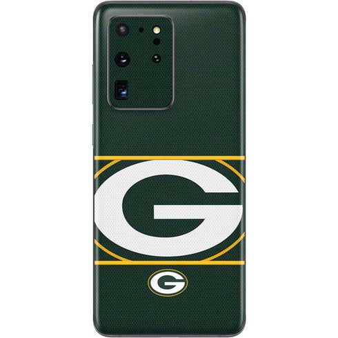 NFL Green Bay Packers Zone Block Galaxy S20 Ultra 5G Skin