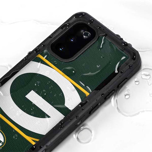 NFL Green Bay Packers Zone Block Galaxy S20 Waterproof Case
