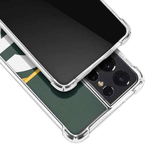 NFL Green Bay Packers Zone Block Galaxy S21 Ultra 5G Clear Case