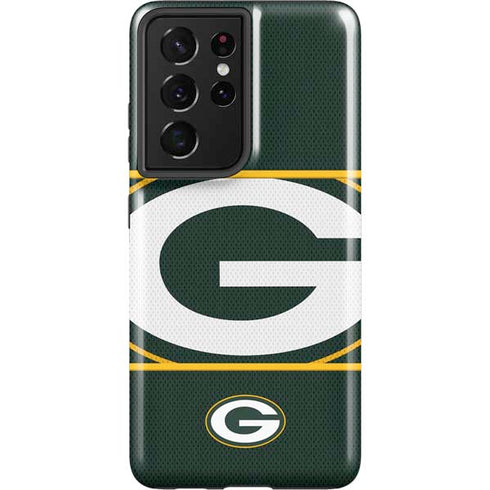 NFL Green Bay Packers Zone Block Galaxy S21 Ultra 5G Pro Case